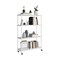Seville Classics HOME 4-Tier Steel Shelving with Shelf Liners